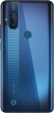 Motorola One Hyper blue back