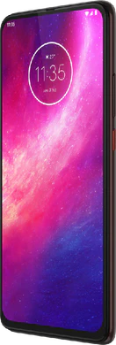 Motorola One Hyper red front right side