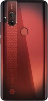 Motorola One Hyper red back