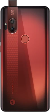 Motorola One Hyper red back opened