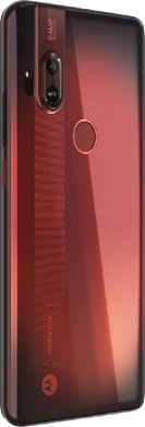 Motorola One Hyper red back right side