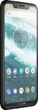 Motorola One Power negro tapa delantera lado izquierdo