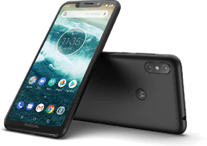 Motorola One Power negro visión general