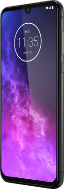 Motorola One Zoom grey front right side