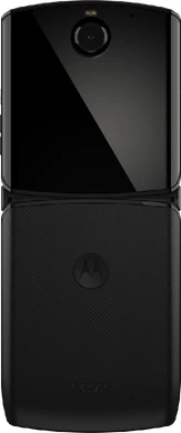Motorola razr 2019 zwart achterkant geopend