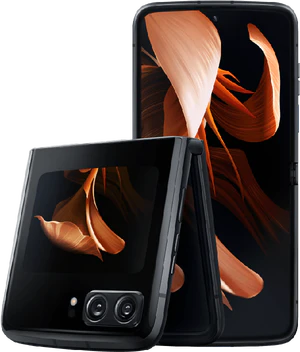 Motorola razr 2022 zwart overzicht