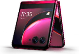 Motorola razr 40 ultra pink front højre side skæv lukket