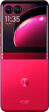 Motorola razr 40 ultra pink bagside Åbnet