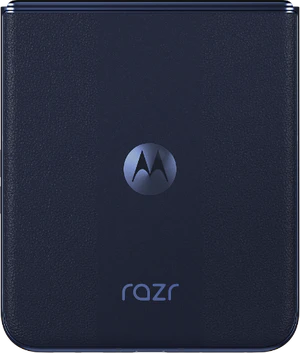 Motorola razr 50 ultra blauw achterkant