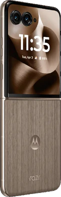 Motorola razr 60 ultra braun außenseite rechte Seite
