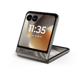 Motorola razr 70 hematite grey back left side half closed