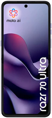 Motorola razr 70 ultra paars binnenkant geopend