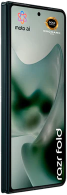 Motorola razr fold black front left side closed