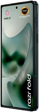 Motorola razr fold black front right side closed