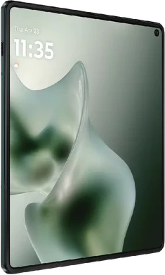 Motorola razr fold black in side left side opened