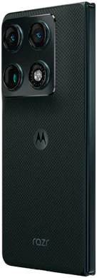Motorola razr fold black back left side closed