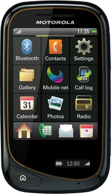 Motorola Wilder front menu