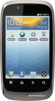 Motorola xt531 titanium front