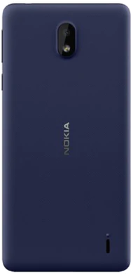 Nokia 1 Plus blauw achterkant
