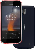 Nokia 1 rood blauw overzicht