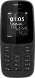 Nokia 105 2017 voorkant zwart