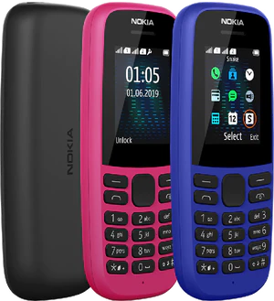 Nokia 105 2019 dual sim color overview