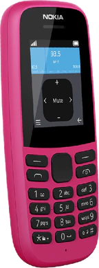 Nokia 105 2019 dual sim pink front left side