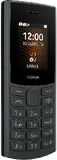 Nokia 105 2023 gris tapa delantera lado izquierdo