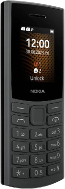 Nokia 105 4g 2023 grey front left side