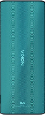 Nokia 105 4g 2024 blå tillbaka