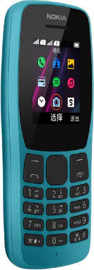 Nokia 110 2019 blue front left side