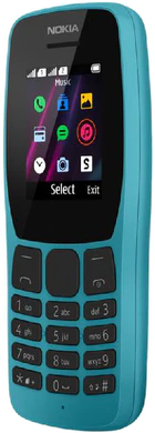 Nokia 110 2019 blue front right side