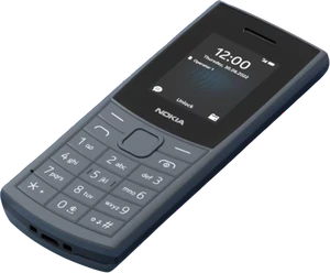 Nokia 110 2g 2023 bleu couverture à droite en bas