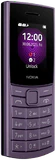 Nokia 110 4G 2nd Edition paars voorkant linkerzijkant