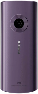 Nokia 110 4G 2nd Edition paars achterkant