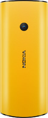 Nokia 110 4G gelb Rückseite