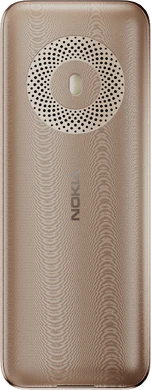 Nokia 130 2023 goud achterkant