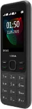 Nokia 150 2020 negro tapa delantera lado derecho