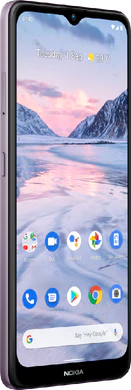 Nokia 2 4 paars voorkant linkerzijkant