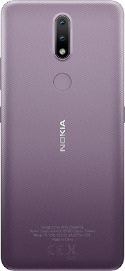 Nokia 2 4 paars achterkant .