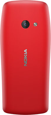 Nokia 210 rood achterkant