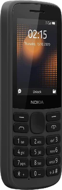 Nokia 215 4G black front left side