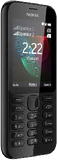 Nokia 222 dualsim nero copertina frontale lato sinistro