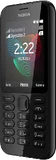 Nokia 222 dualsim nero copertina frontale lato destro
