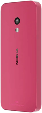 Nokia 225 4g 2024 pink retour côté gauche