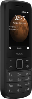 Nokia 225 4G black front left side