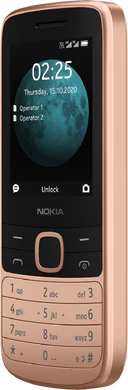 Nokia 225 4G gold front right side