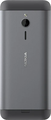 Nokia 230 dark zilver achterkant