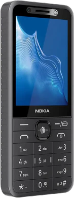Nokia 235 4G 2nd Edition sort front venstre side