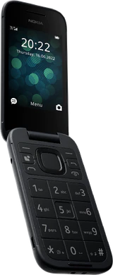 Nokia 2660 Flip black front left side opened